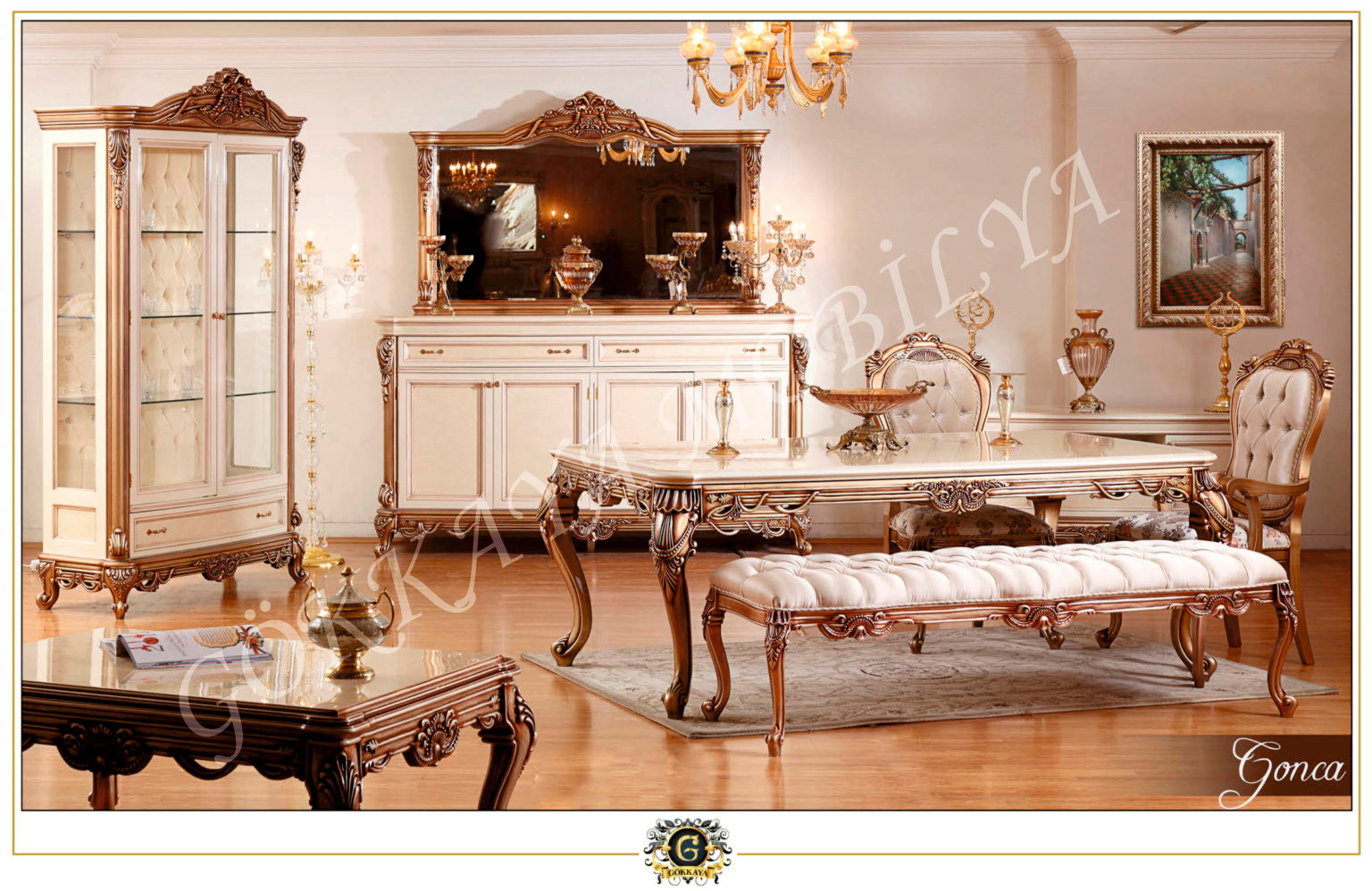 Gonca Yemek Odası Gökkaya Mobilya